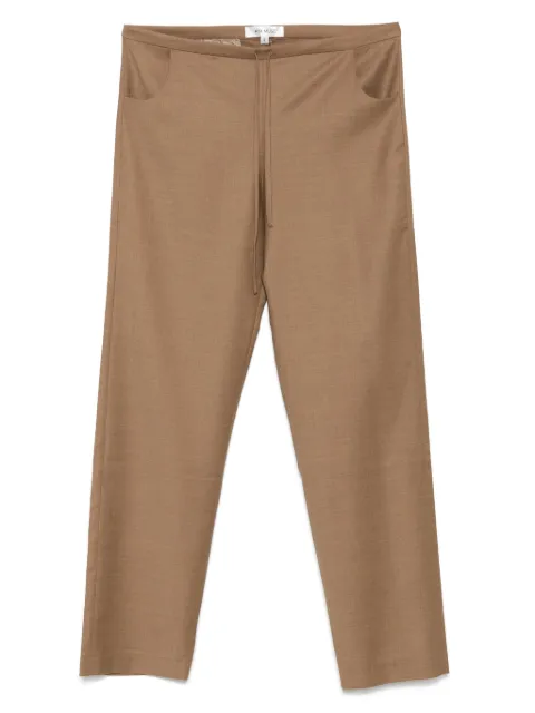 Aya Muse viring wool-blend trousers