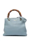 Gucci Pre-Owned 2016-2024 Small Calfskin Bamboo Shopper satchel - Blue