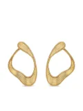 Fernando Jorge 18K yellow gold medium Stream Lines loop earrings