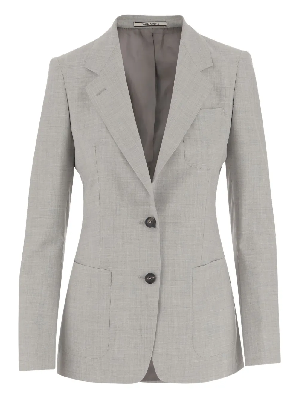 Tagliatore Blazer met enkele rij knopen Grijs