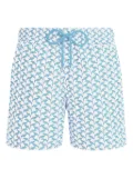 Vilebrequin Net Sharks swim shorts - White