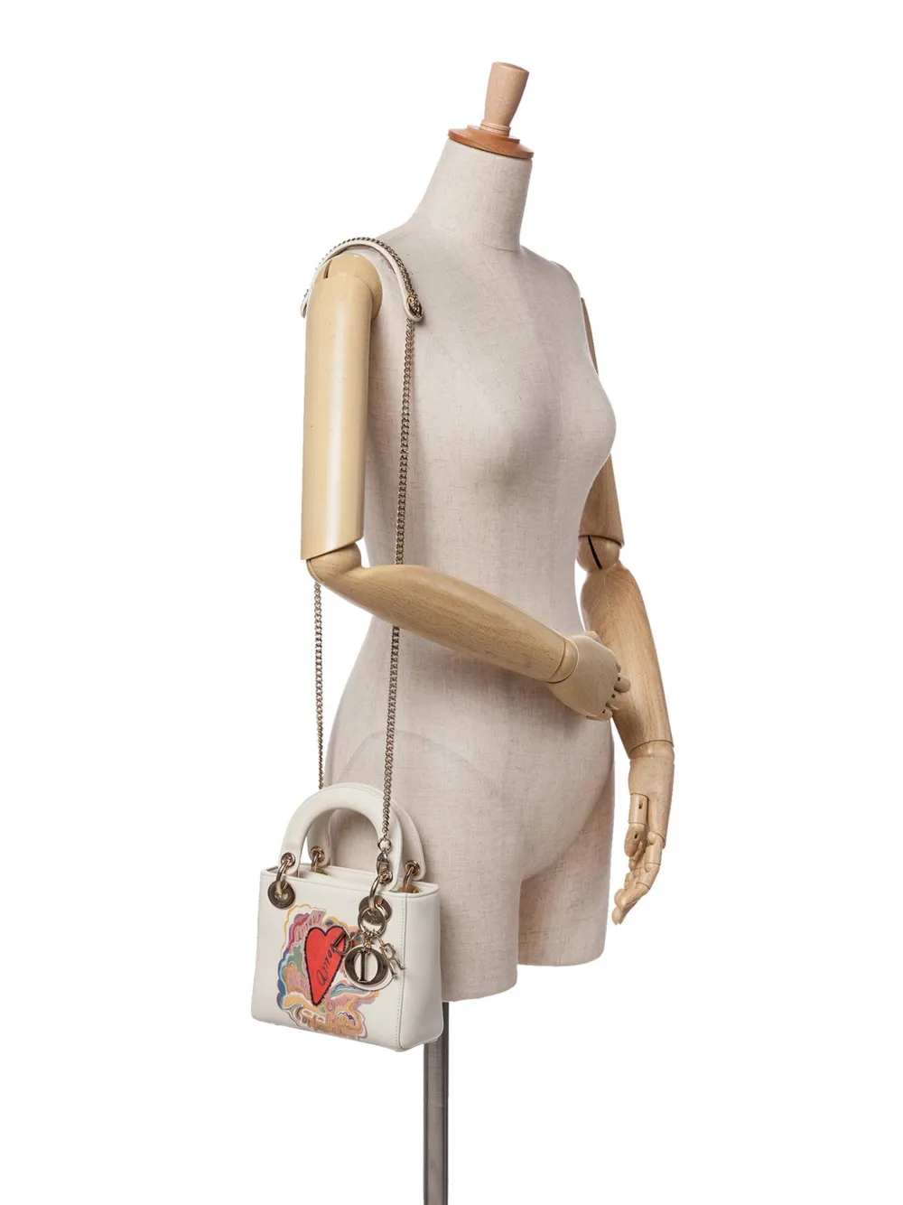 Christian Dior Pre-Owned 2018 Niki De Saint Phalle Mini Calfskin Dioramour Lady Dior satchel | Pre-Owned | Image 2
