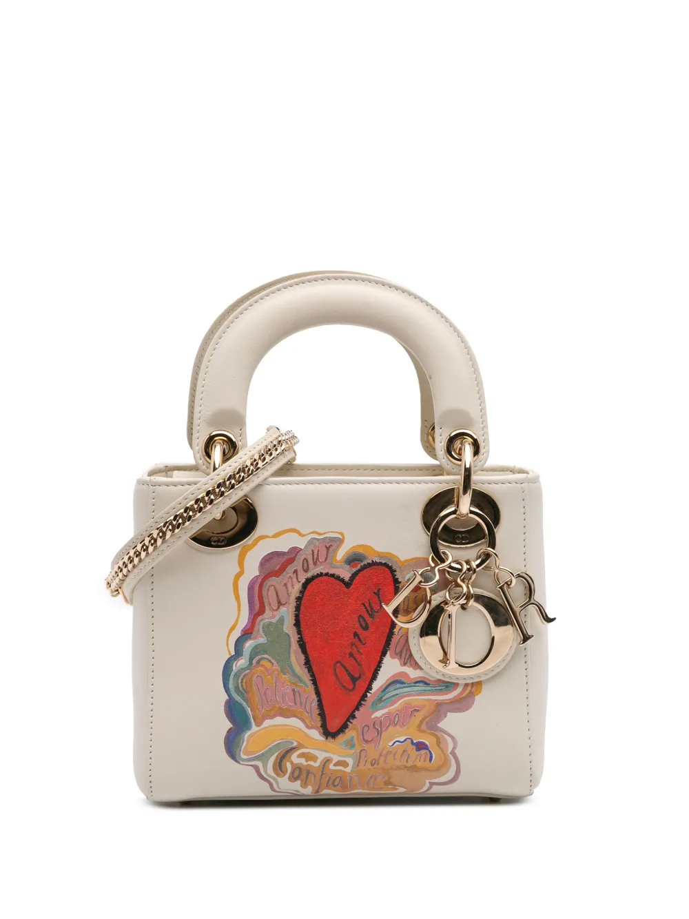 Christian Dior Pre-Owned 2018 ニキ ド サンファル ミニ カーフスキン ディオールアムール レディ ディオール Christian Dior Pre-Owned 2018 ニキ ド サンファル ミニ カーフスキン ディオールアムール レディ ディオール