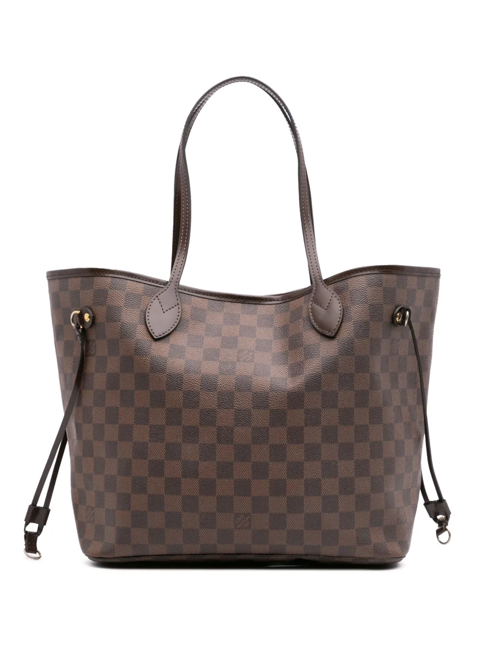 Louis Vuitton Pre-Owned 2010 Damier Ebene Neverfull MM tote bag - ブラウン Louis Vuitton Pre-Owned 2010 Damier Ebene Neverfull MM tote bag - ブラウン
