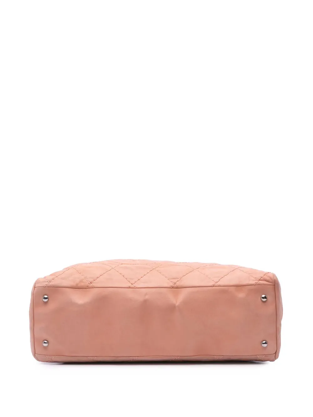 Pre-owned Chanel 2012 Small Iridescent Calfskin Sea Hit Tote Bag In Brown
