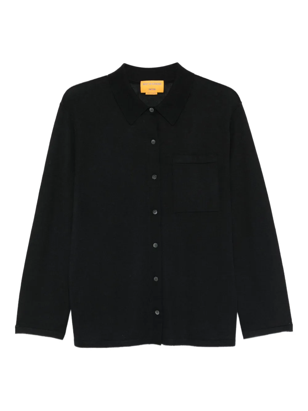 Guest In Residence Camicia in cashmere | nero | Image 1