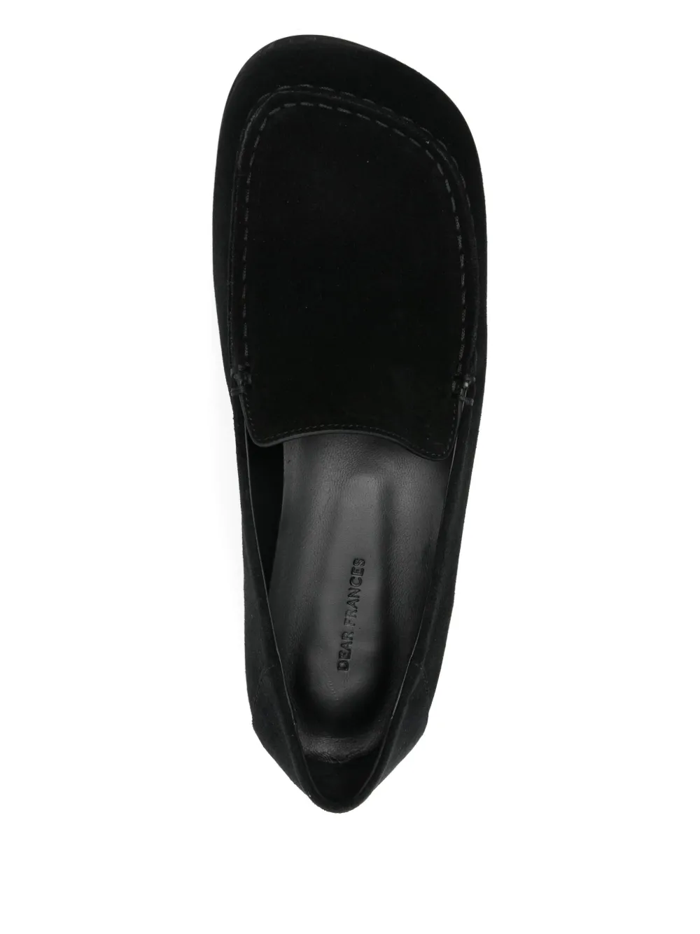 Dear Frances Suède loafers Zwart
