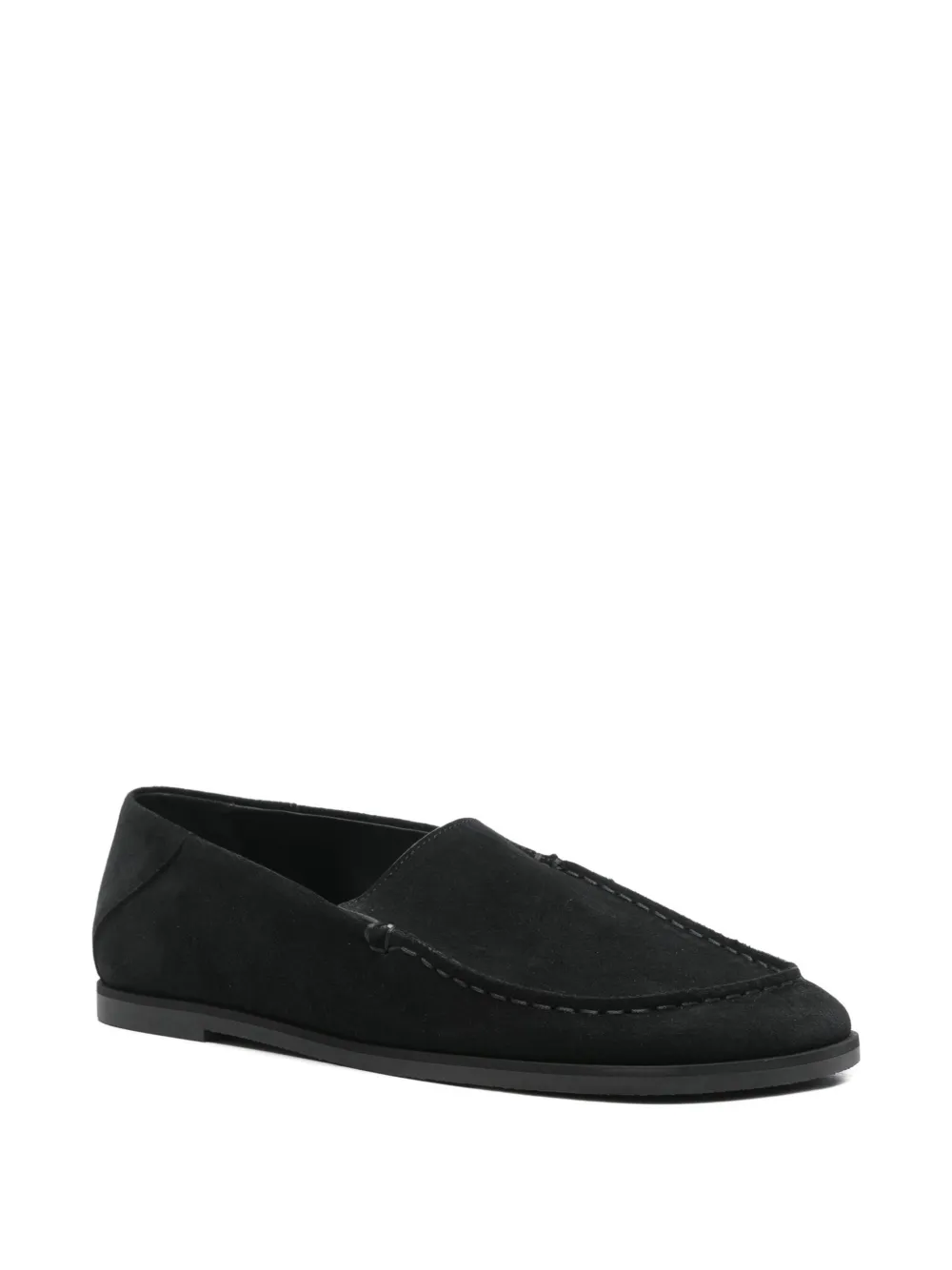 Dear Frances Suède loafers Zwart