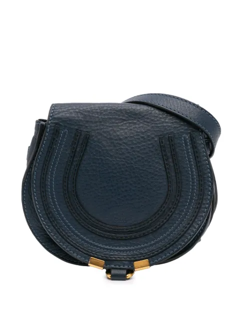 Chloé Pre-Owned 2010-2024 Small Grained Leather Marcie Saddle crossbody bag