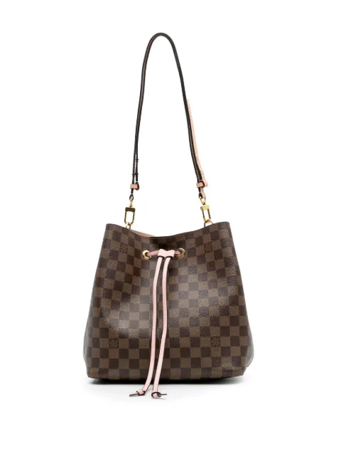 Louis Vuitton Pre-Owned 2019 Damier Ebene NeoNoe MM bucket bag