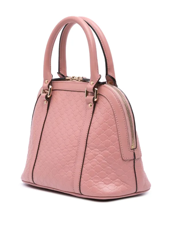 【美品】GUCCI マイクロシマ ピンク ハンドバッグ ドーム型 美品】GUCCI マイクロシマ ピンク ハンドバッグ ドーム型 - メルカリ