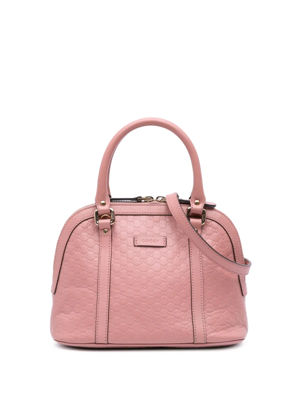 Gucci Pre-Owned 2016-2024 Mini Microguccissima Dome satchel | Pink | Image 1