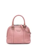 Gucci Pre-Owned 2016-2024 Mini Microguccissima Dome satchel - Pink