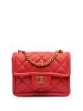 CHANEL Pre-Owned 2021 Mini Quilted Caviar Sweet Classic Flap crossbody bag - Red