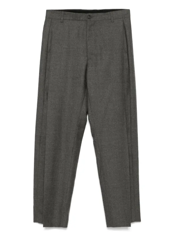 MM6 Maison Margiela バージンウール パンツ | グレー | FARFETCH JP