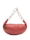 CHANEL Pre-Owned 2002-2003 Lambskin CC Ring hobo bag - Red