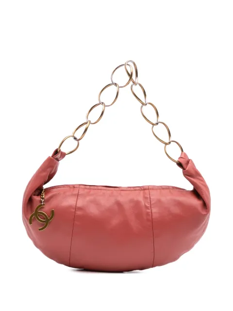 CHANEL Pre-Owned 2002-2003 CC Ring Tasche aus Lammleder