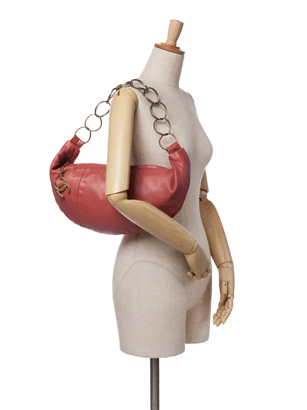 CHANEL Pre-Owned 2002-2003 CC Ring Tasche aus Lammleder | Pre-owned & Archive | Image 2