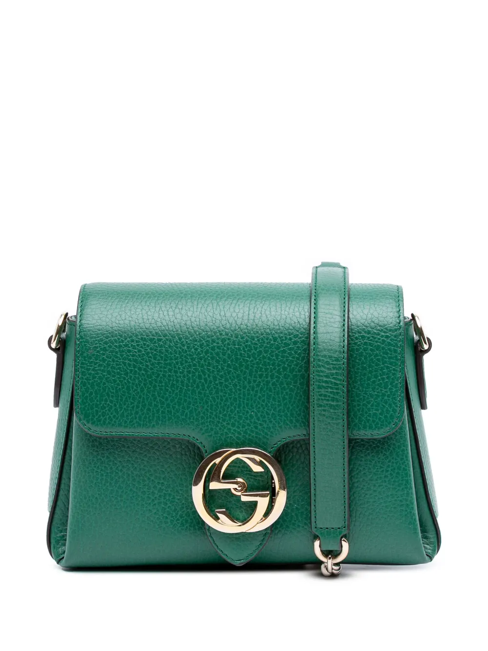 Pre-owned Gucci 2016-2024 Small Dollar Calfskin Interlocking G Crossbody Bag