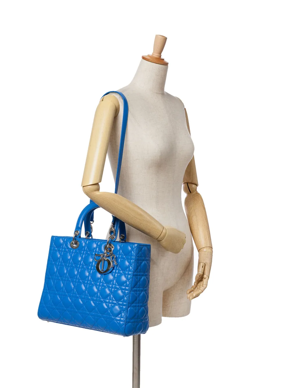 Christian Dior Pre-Owned 2013 Large Lambskin Cannage Lady Dior satchel | Pre-Owned | Image 2
