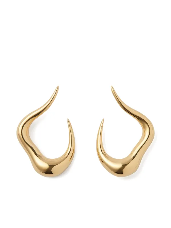 Fernando Jorge 18CT Yellow Gold Small Bold Stream Earrings