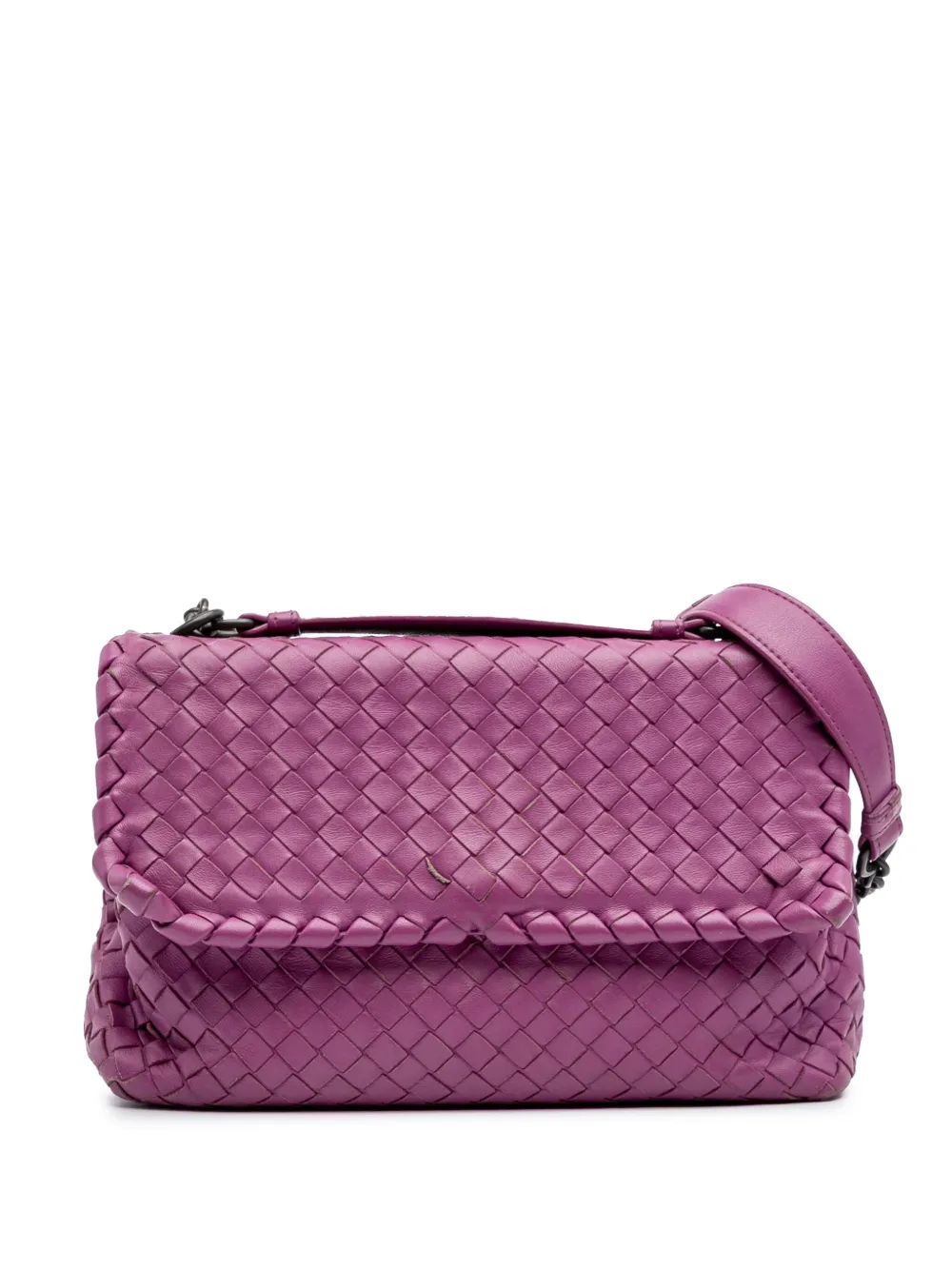 2012-2024 Small Nappa Intrecciato Olympia shoulder bag