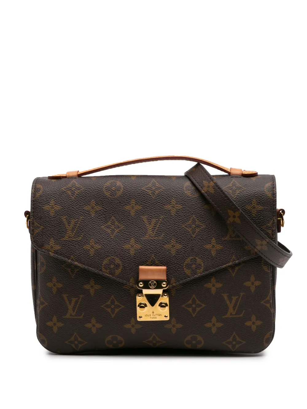 Pre-owned Louis Vuitton 2020 Monogram Pochette Metis Satchel