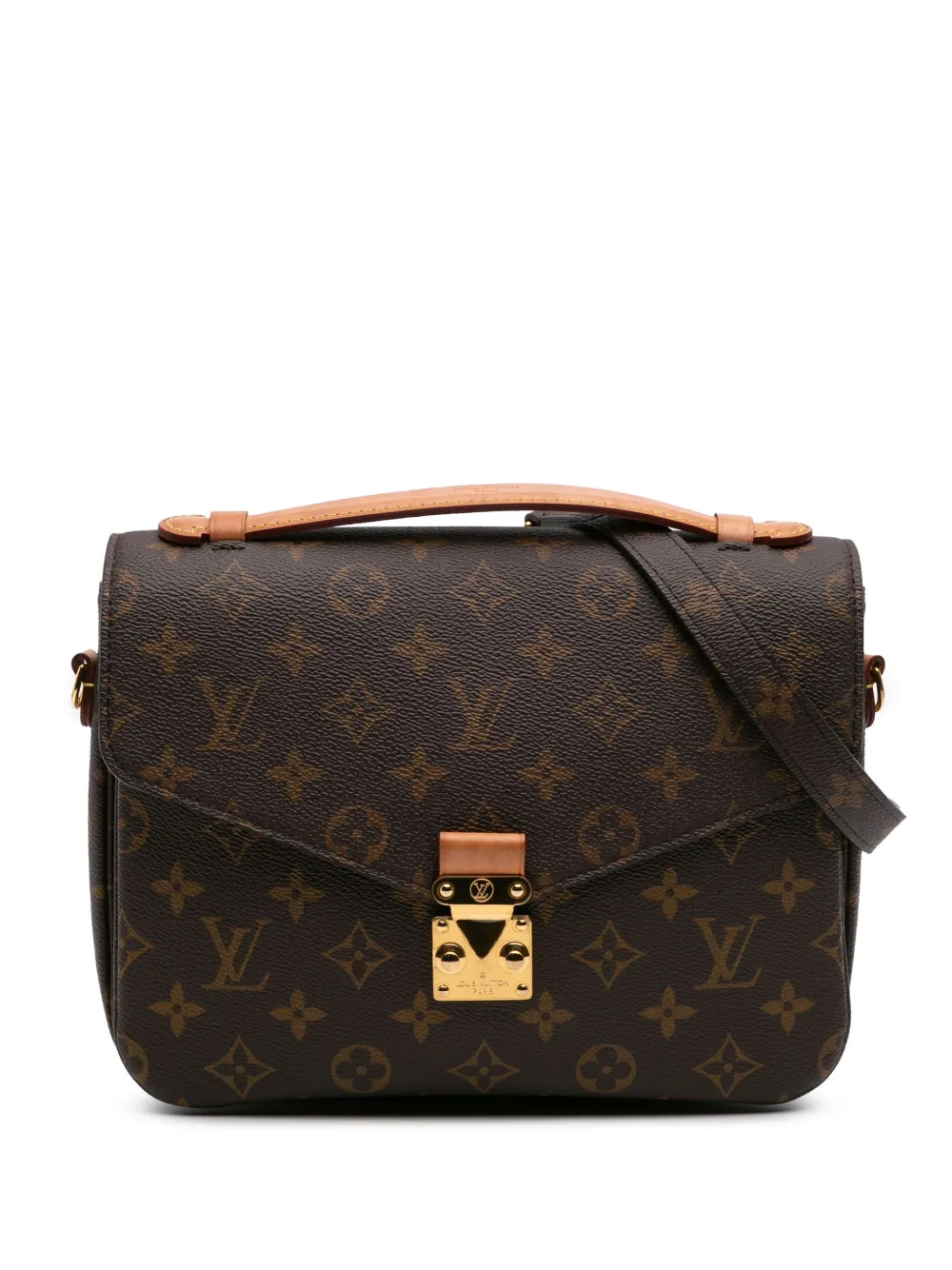 Pre-owned Louis Vuitton 2020 Monogram Pochette Metis Satchel