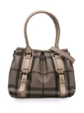 Burberry Pre-Owned 2000-2017 Smoke Check Coated Canvas Northfield satchel - Brown