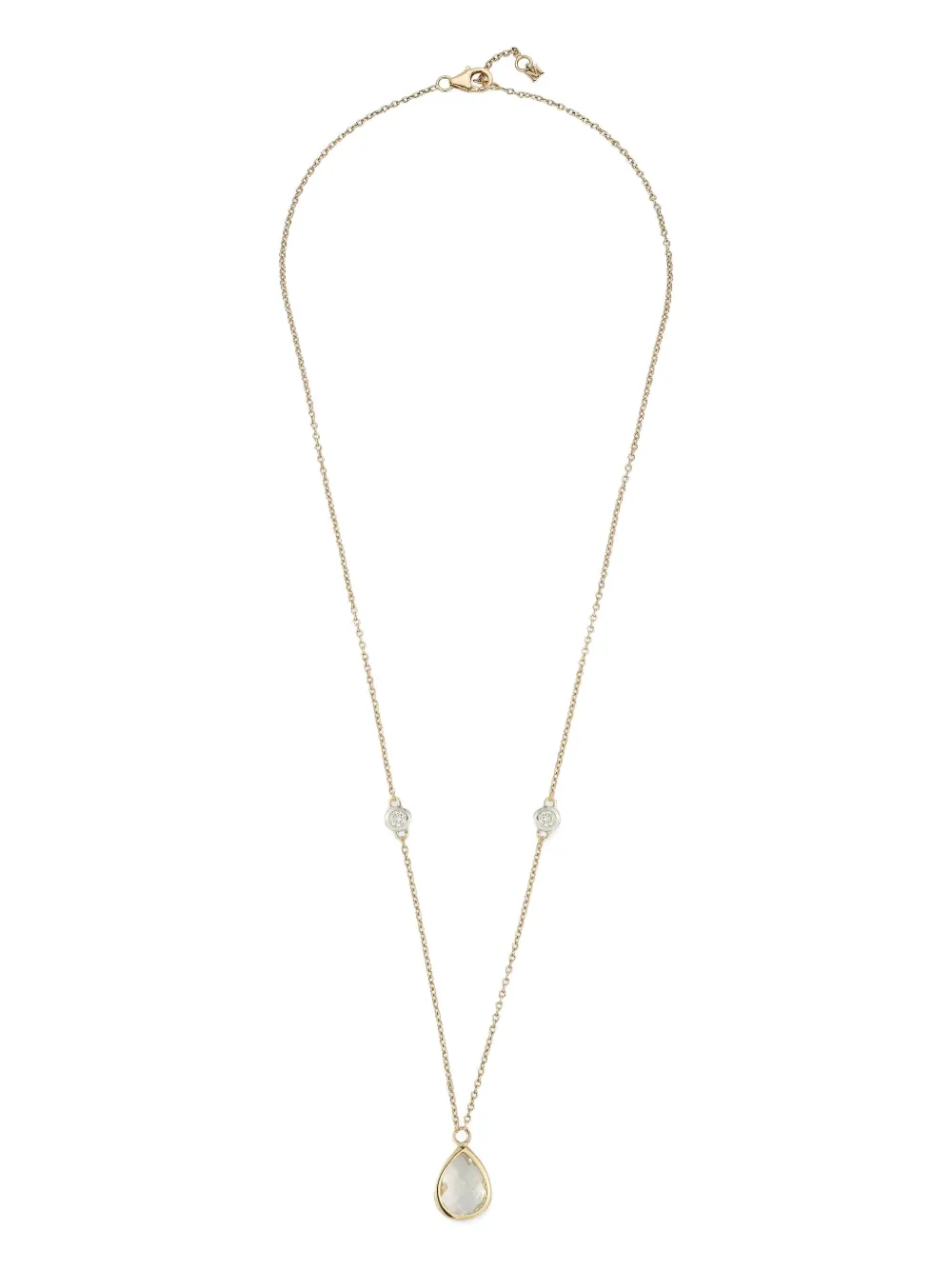 Mateo collier à pendentif orné de cristal | or | Image 1