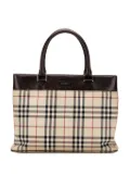 Burberry Pre-Owned 2000-2017 House Check Canvas tote bag - Brown