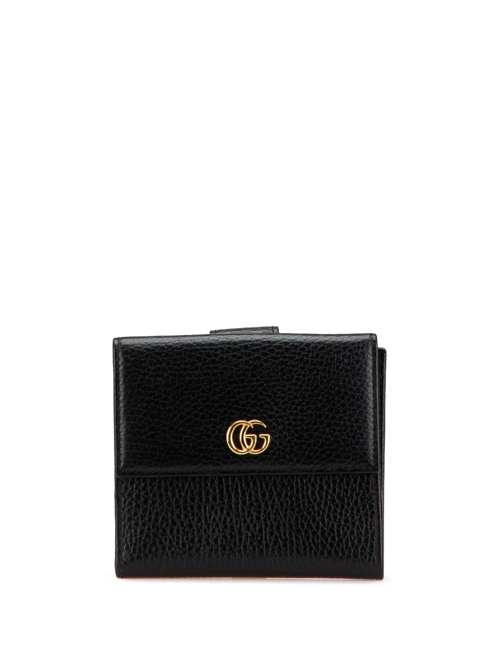 Pre-owned Gucci 2016-2024 Gg Marmont Leather Wallet Small Wallets