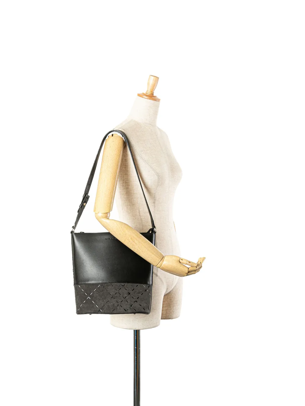 Burberry Pre-Owned 2000-2017 Calfskin and Suede shoulder bag | Pre-Owned | Image 2