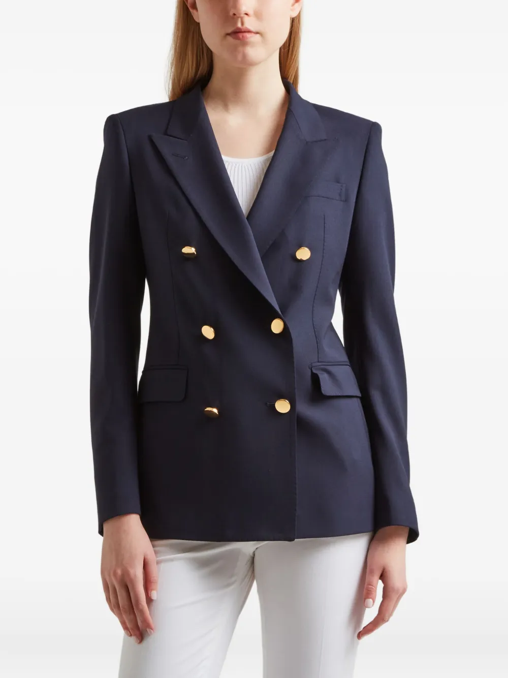 Tagliatore double-breasted blazer Blauw