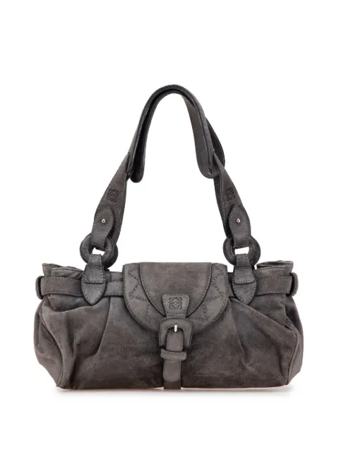 Loewe Pre-Owned bolso de hombro Anagram de ante 2000-2024