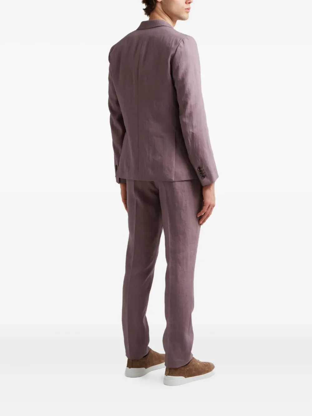 Paul Smith Linnen blazer met twee knopen Rood