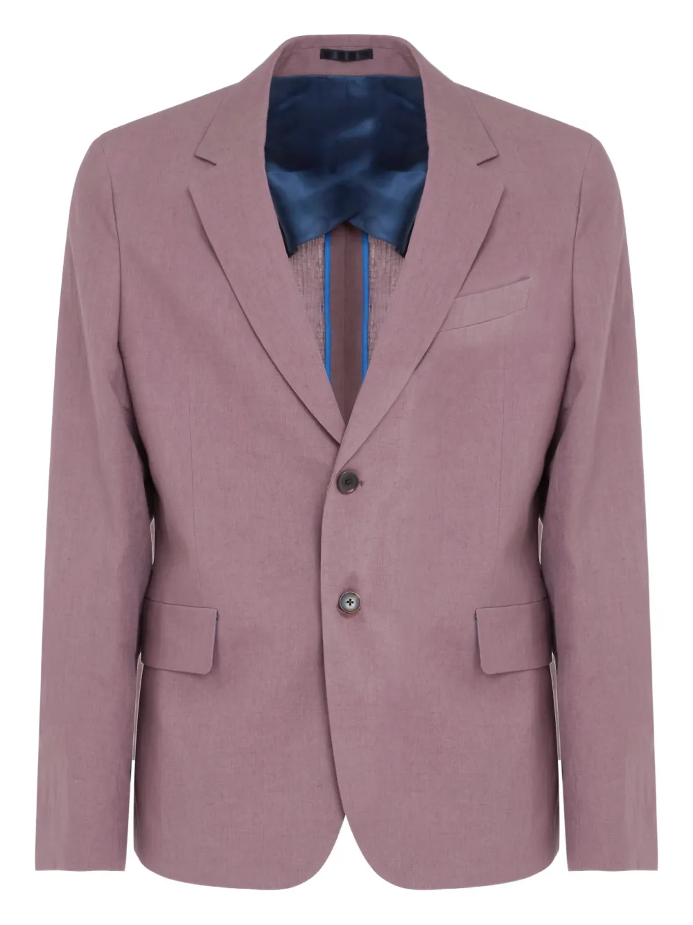Paul Smith two-button linen blazer - レッド Paul Smith two-button linen blazer - レッド