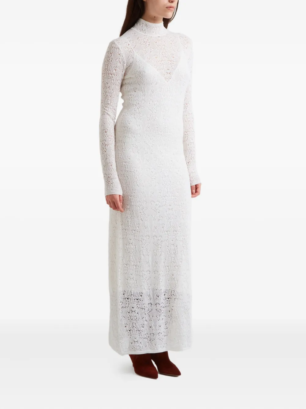Gabriela Hearst lace crew-neck sweater | Knitted Sweaters | Image 2