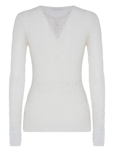 Gabriela Hearst lace crew-neck sweater