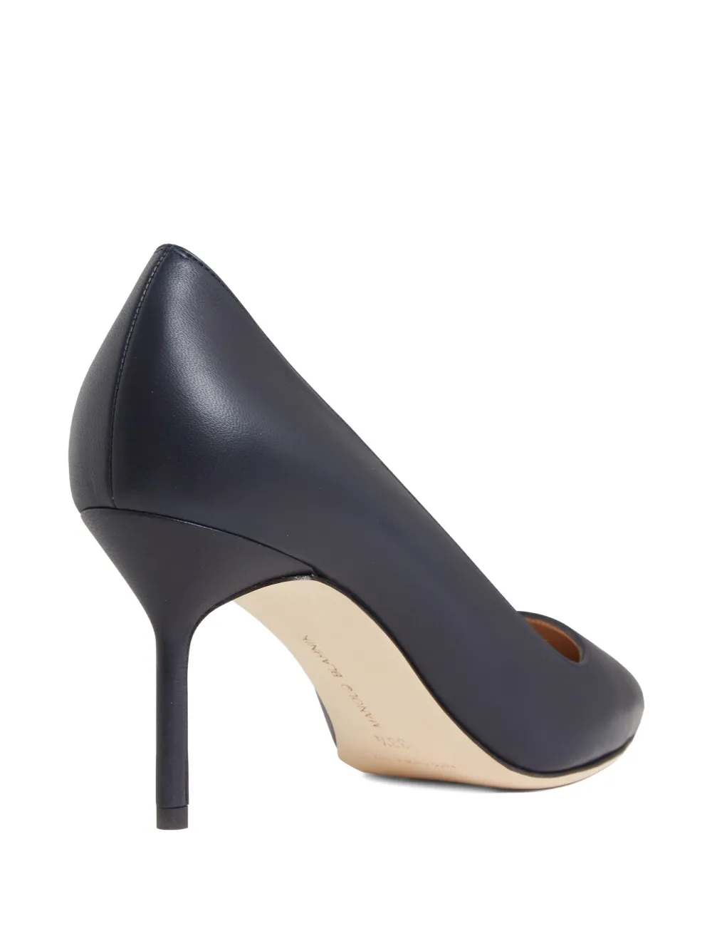 Manolo Blahnik 70mm pointed-toe stiletto pumps Blauw