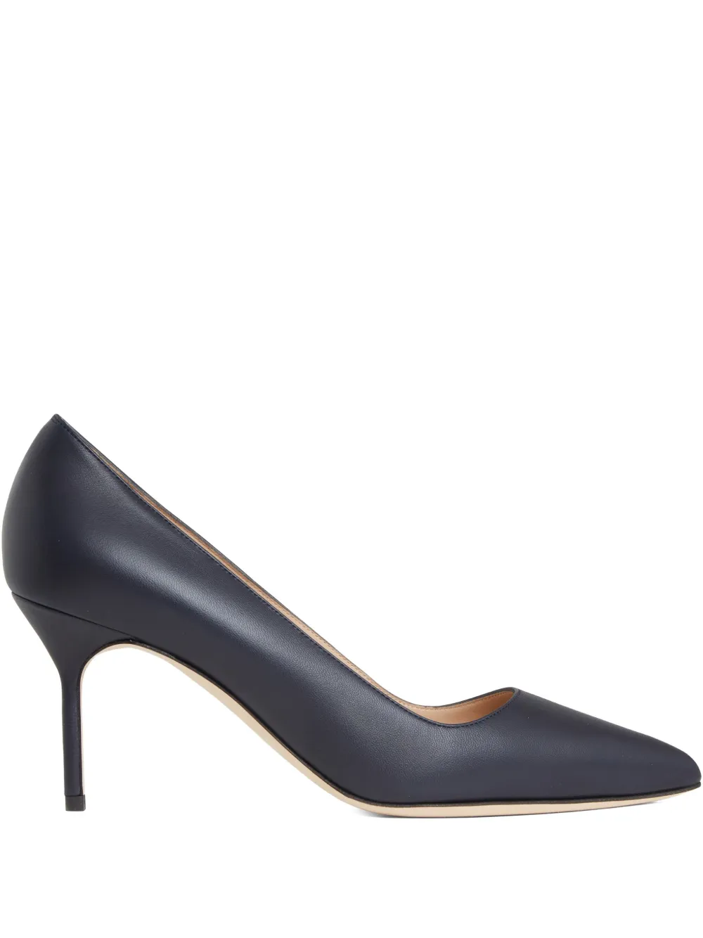 Manolo Blahnik 70mm pointed-toe stiletto pumps Blauw
