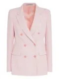 Tagliatore tweed double-breasted jacket - Pink