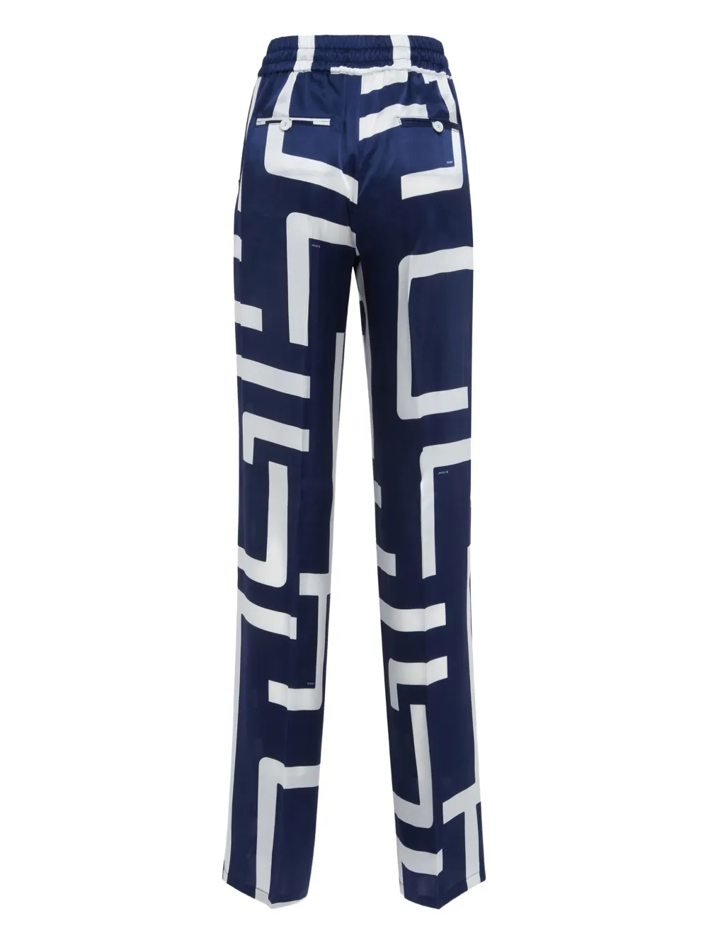 Kiton Zijden broek Blauw