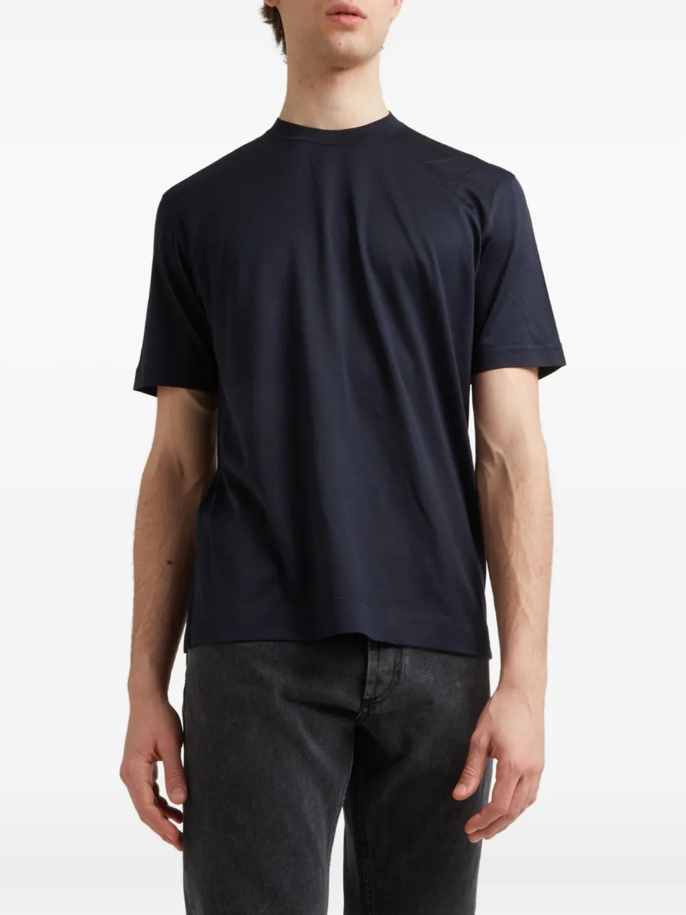 Zegna short-sleeve crew-neck t-shirt Blauw