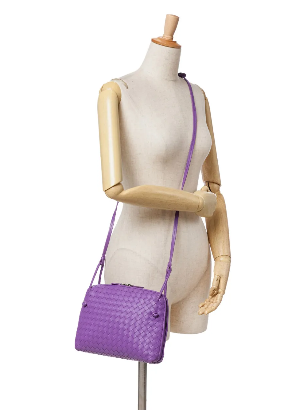 Bottega Veneta Pre-Owned 2012-2025 Medium Nappa Intrecciato Nodini crossbody bag | Pre-Owned | Image 2