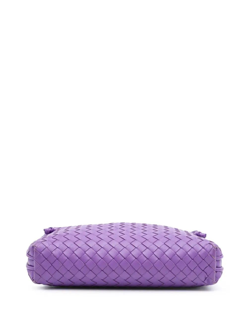 Pre-owned Bottega Veneta 2012-2025 Medium Nappa Intrecciato Nodini Crossbody Bag