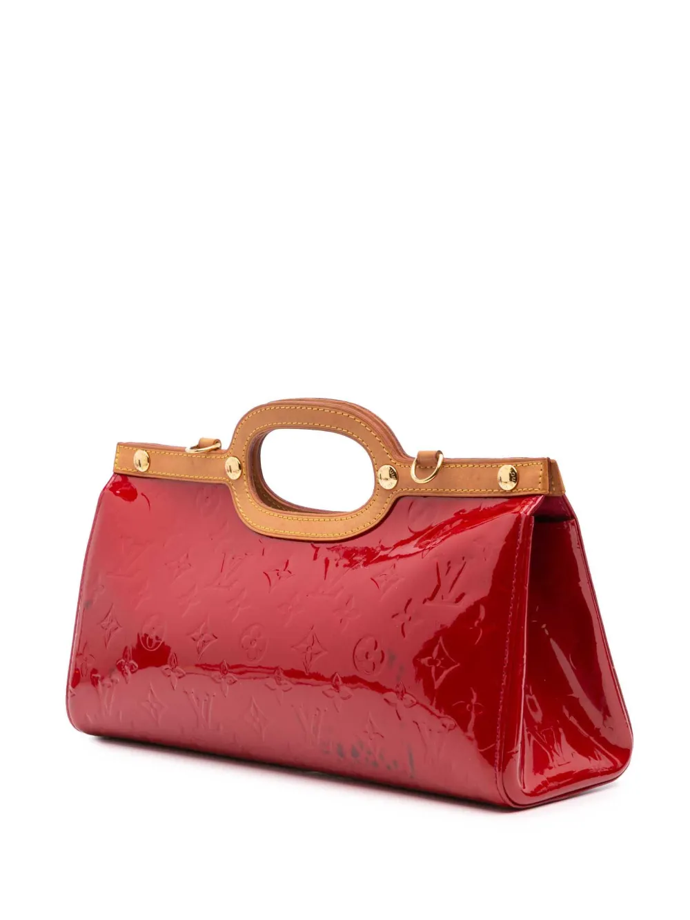 Louis Vuitton Pre-Owned 2008 모노그램 베르니 록스버리 드라이브 사첼 백 | 레드 | FARFETCH KR