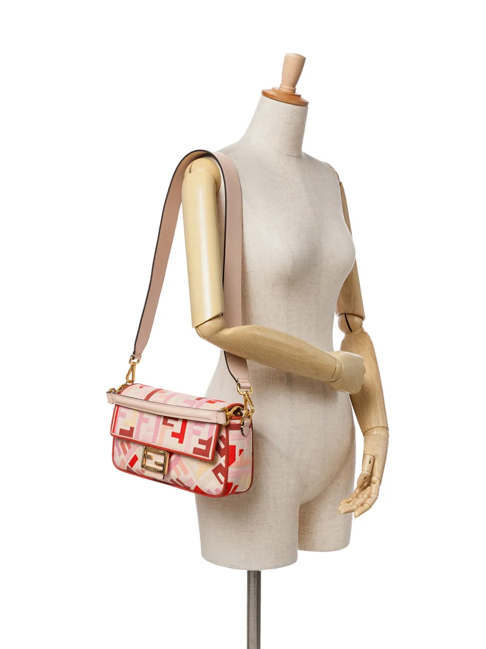 Fendi Pre-Owned 2010-2025 Zucca Embroidered Canvas Baguette satchel | Pre-Owned | Image 2