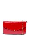 Louis Vuitton Pre-Owned 2018 Monogram Vernis Pochette Felicie crossbody bag - Red