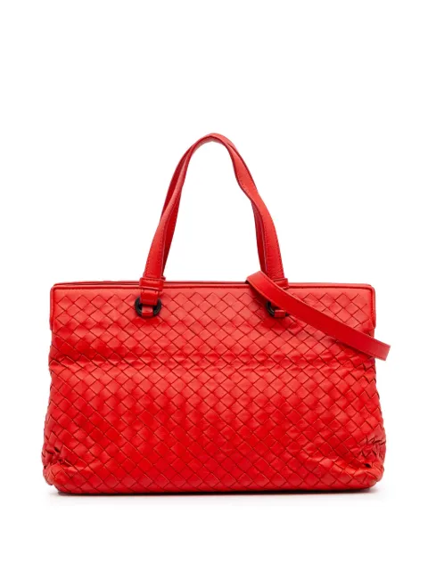 Bottega Veneta Pre-Owned 2012-2024 Nappa Intrecciato satchel